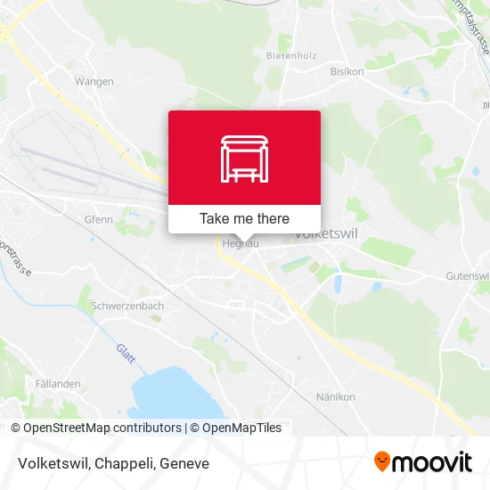 Volketswil, Chappeli map