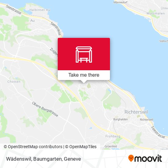 Wädenswil, Baumgarten map