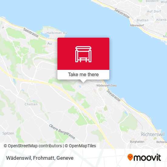 Wädenswil, Frohmatt map
