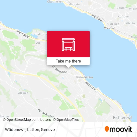 Wädenswil, Lätten map