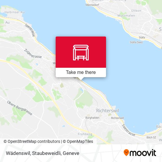 Wädenswil, Staubeweidli map