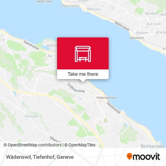 Wädenswil, Tiefenhof map