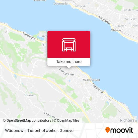 Wädenswil, Tiefenhofweiher map