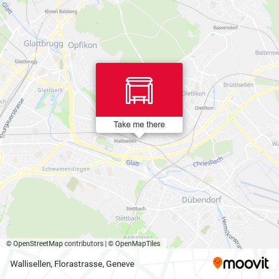 Wallisellen, Florastrasse map