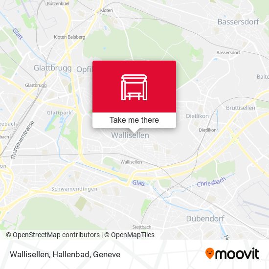 Wallisellen, Hallenbad map