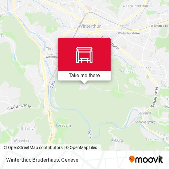 Winterthur, Bruderhaus map