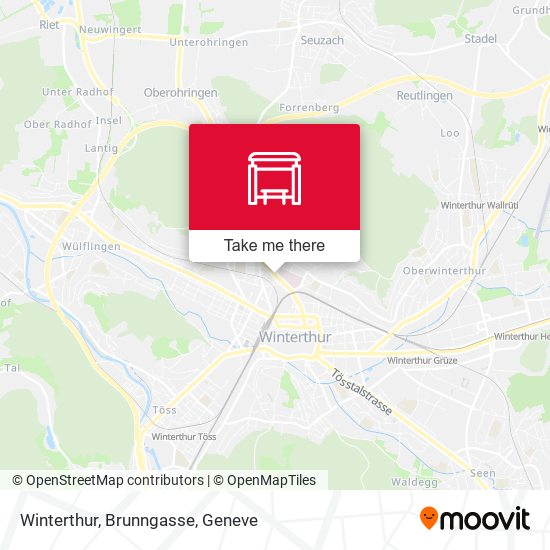 Winterthur, Brunngasse map