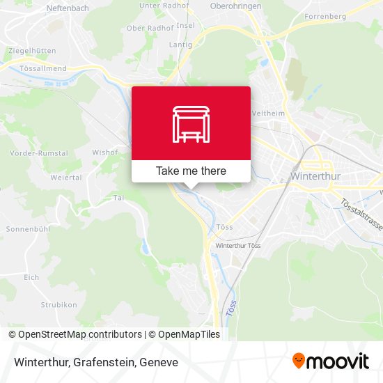 Winterthur, Grafenstein map