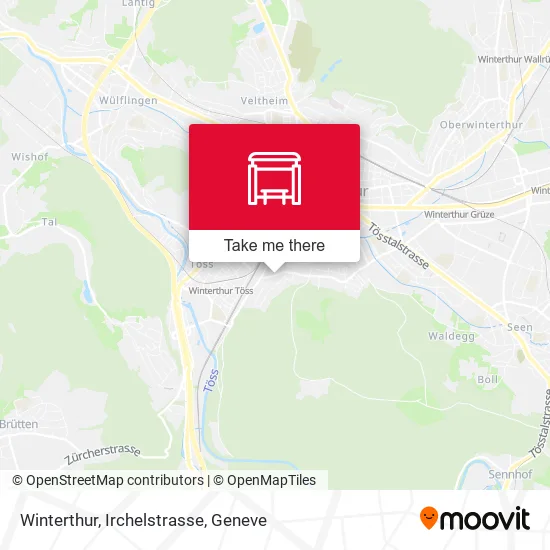 Winterthur, Irchelstrasse map