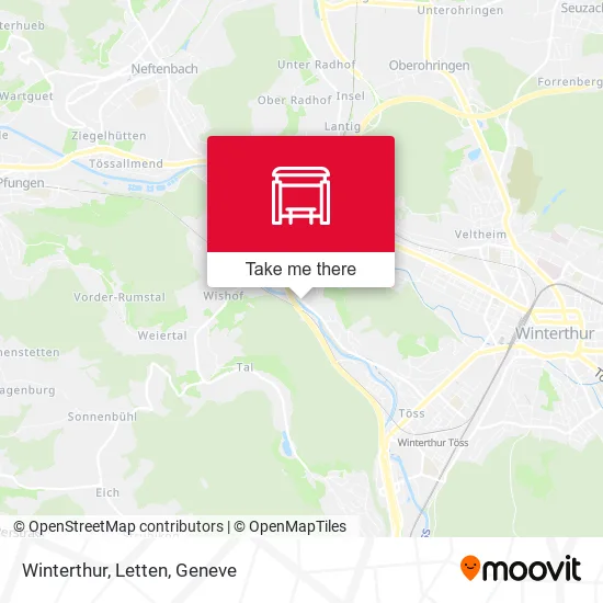 Winterthur, Letten map