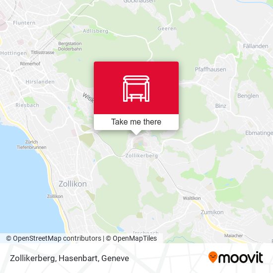 Zollikerberg, Hasenbart map