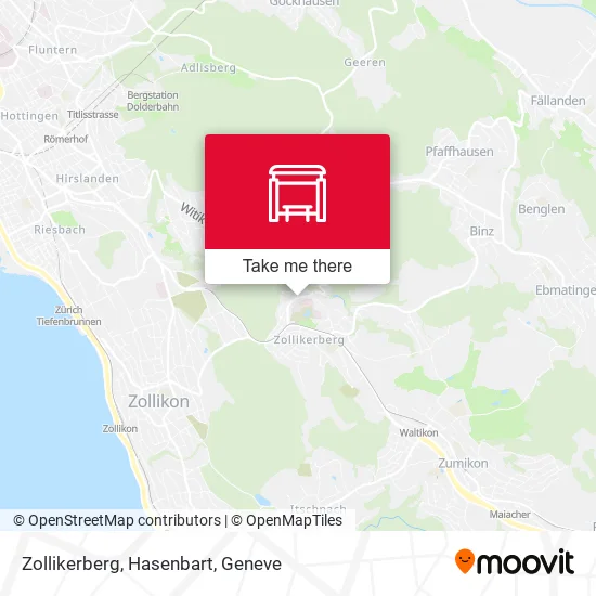 Zollikerberg, Hasenbart map