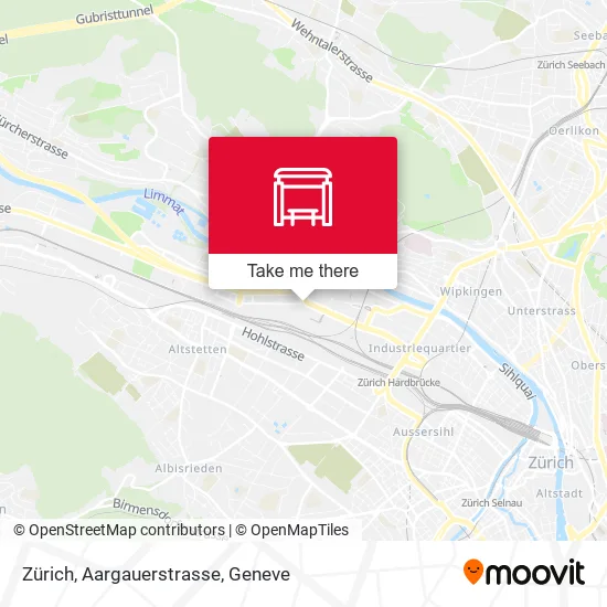 Zürich, Aargauerstrasse map