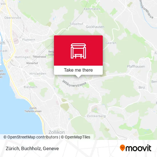 Zürich, Buchholz map