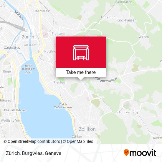 Zürich, Burgwies map