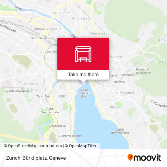 Zürich, Bürkliplatz plan