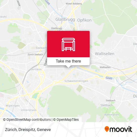 Zürich, Dreispitz map