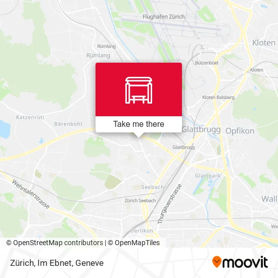 Zürich, Im Ebnet map