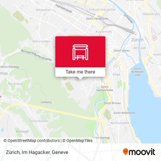 Zürich, Im Hagacker map