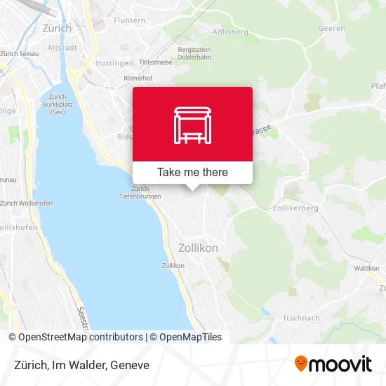 Zürich, Im Walder map
