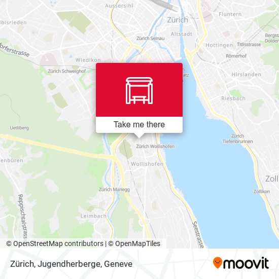 Zürich, Jugendherberge plan