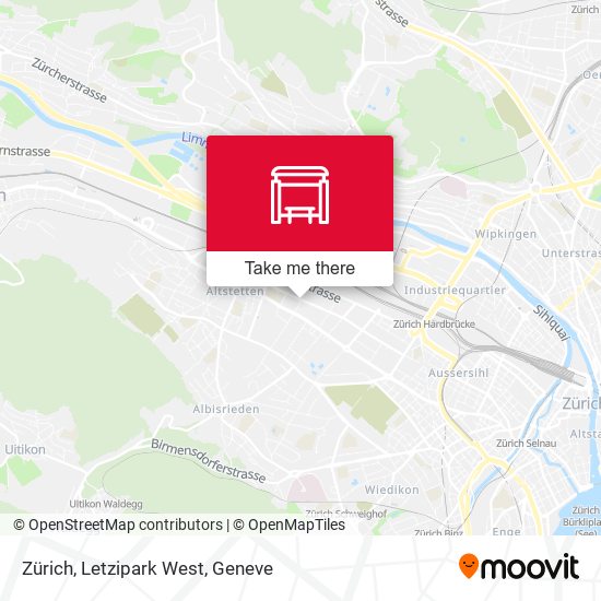 Zürich, Letzipark West map