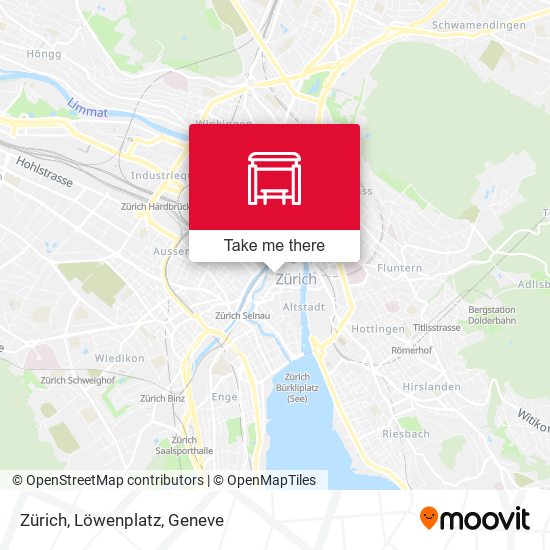 Zürich, Löwenplatz plan