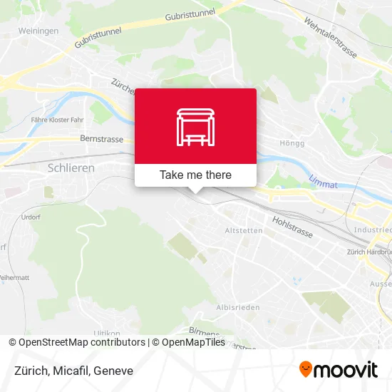 Zürich, Micafil map