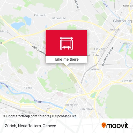 Zürich, Neuaffoltern map