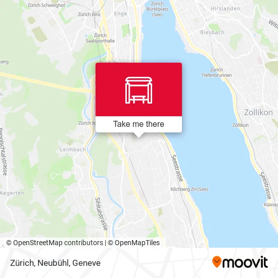 Zürich, Neubühl map