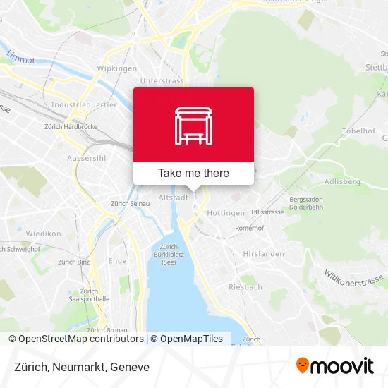 Zürich, Neumarkt map