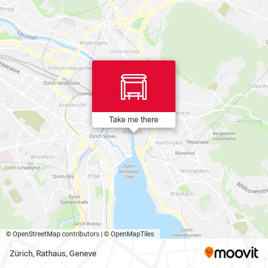 Zürich, Rathaus map