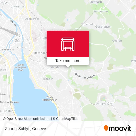 Zürich, Schlyfi map