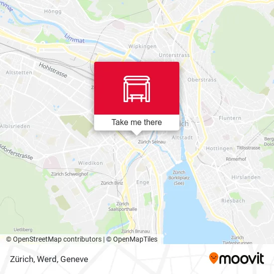 Zürich, Werd map