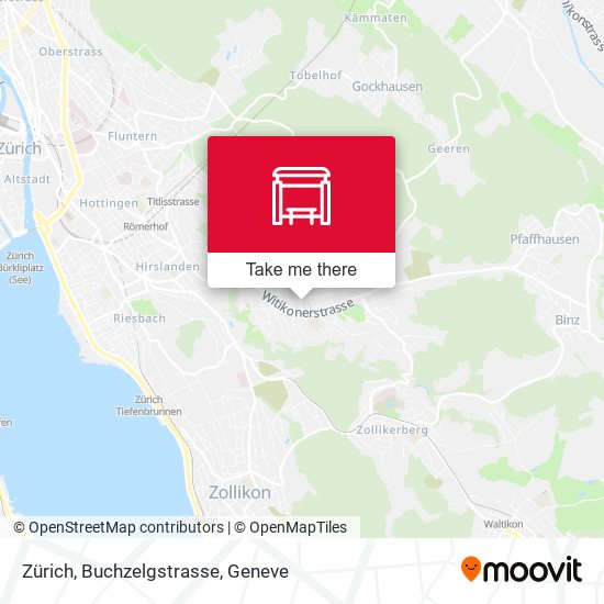Zürich, Buchzelgstrasse map