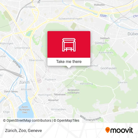 Zürich, Zoo map