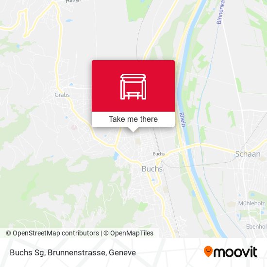 Buchs Sg, Brunnenstrasse map