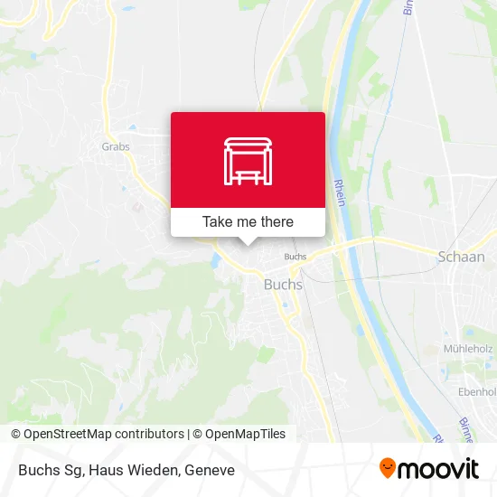 Buchs Sg, Haus Wieden map