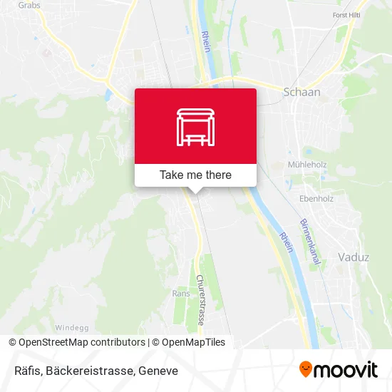 Räfis, Bäckereistrasse map