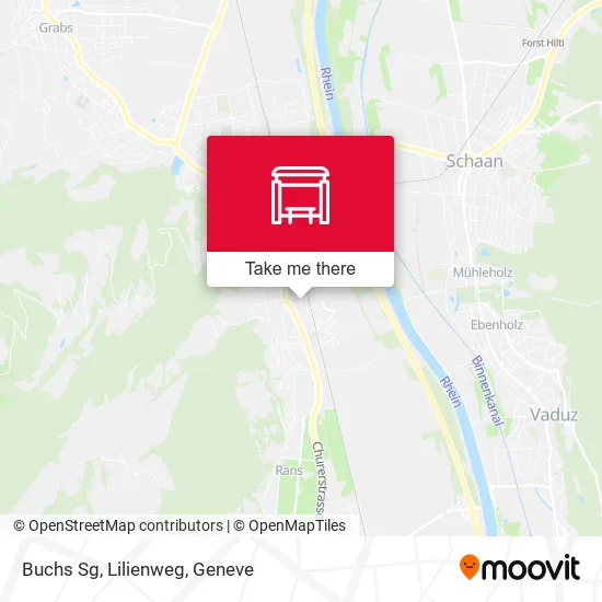 Buchs Sg, Lilienweg map