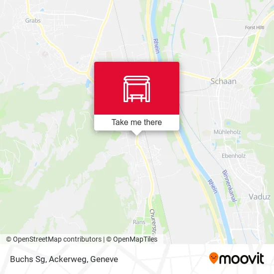 Buchs Sg, Ackerweg map