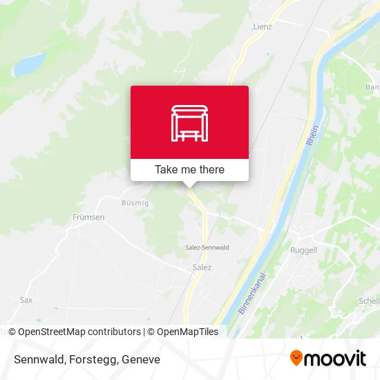 Sennwald, Forstegg map