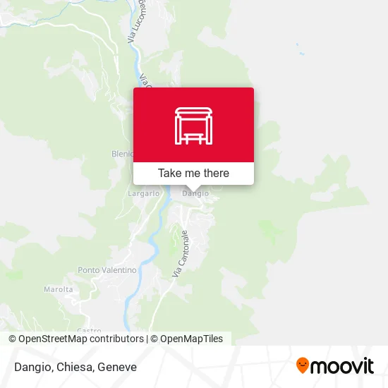 Dangio, Chiesa map