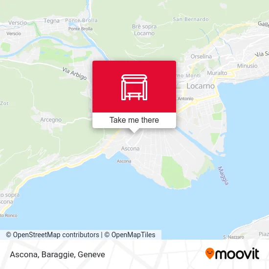 Ascona, Baraggie map