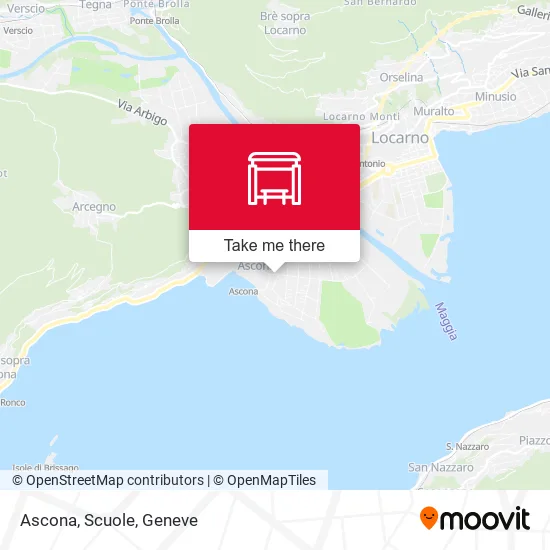 Ascona, Scuole map