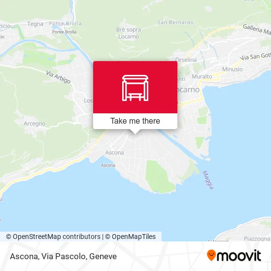 Ascona, Via Pascolo map