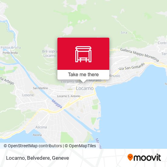 Locarno, Belvedere map