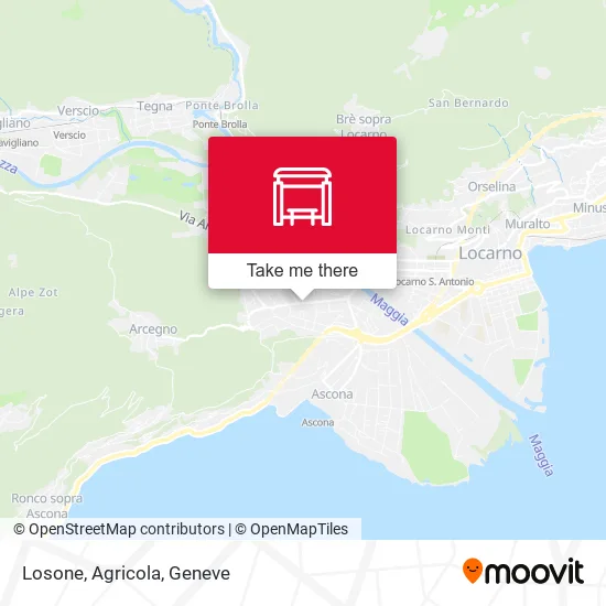 Losone, Agricola map