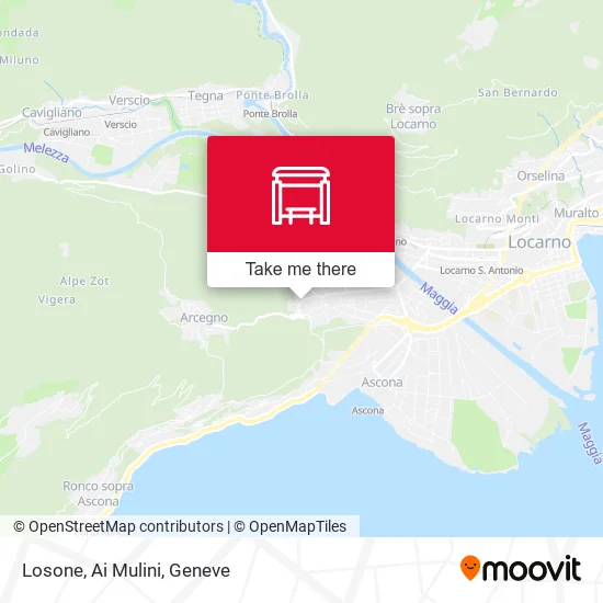 Losone, Ai Mulini map