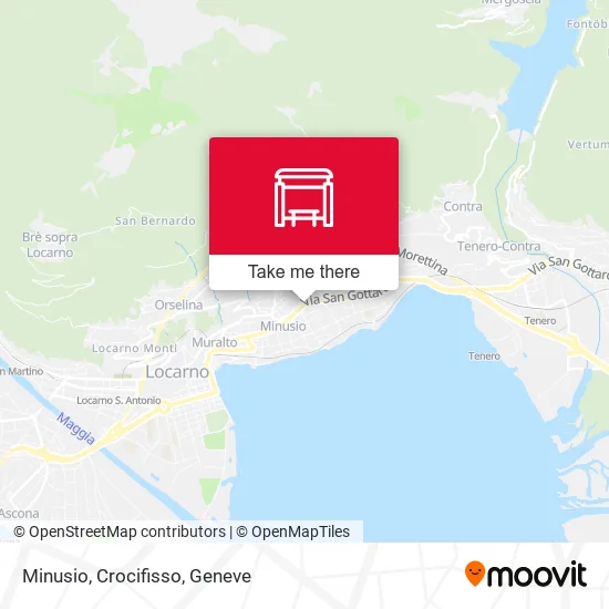 Minusio, Crocifisso map